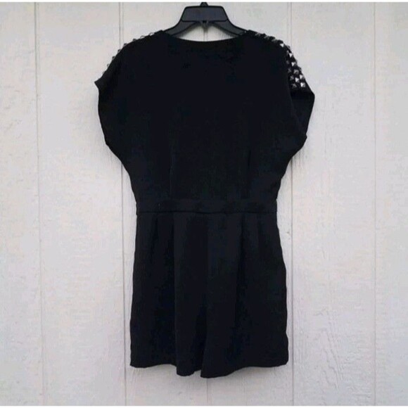 Silence + Noise black romper women’s medium studded romper - Picture 3 of 4